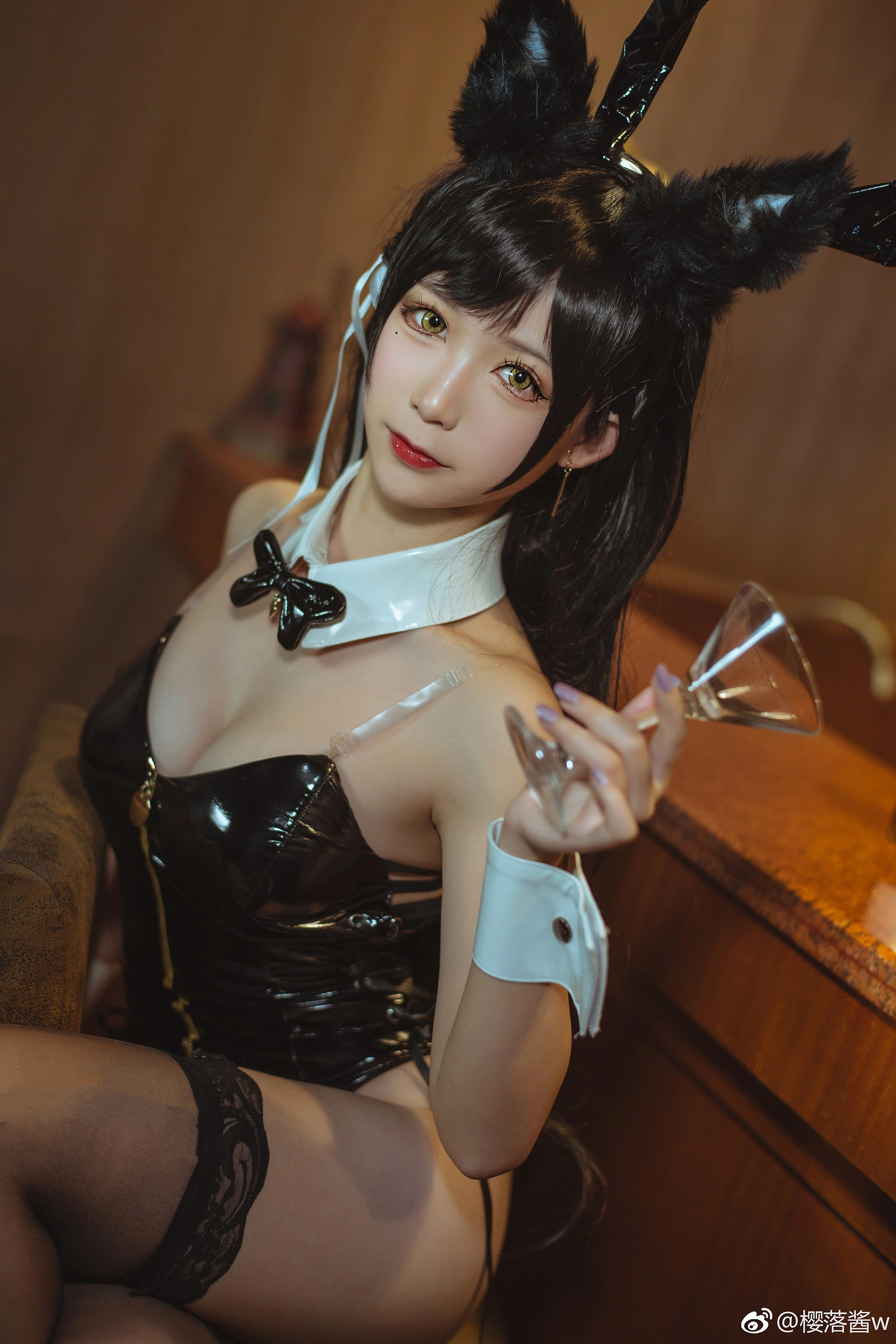 樱落酱w - NO.01 双人兔女郎 3